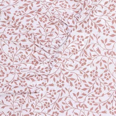 Set di lenzuola cotone Osaka rosa keike