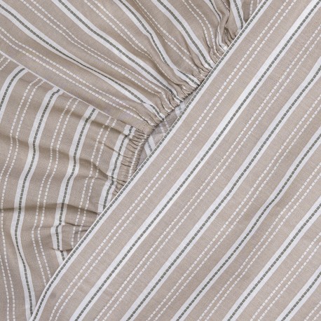 Set di lenzuola cotone Raya Sego verde keike