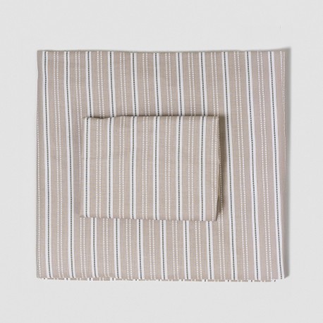 Set di lenzuola cotone Raya Sego verde keike