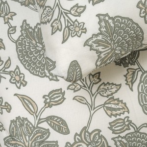 Copripiumino cotone Enelia verde secco - topo 2