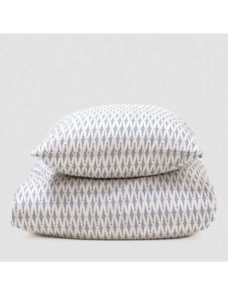 Copripiumino cotone Noruega azzurro verdastro