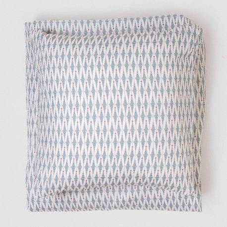 Copripiumino cotone Noruega azzurro verdastro