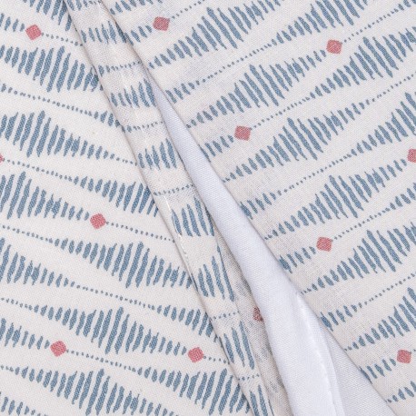 Copripiumino cotone Noruega azzurro verdastro