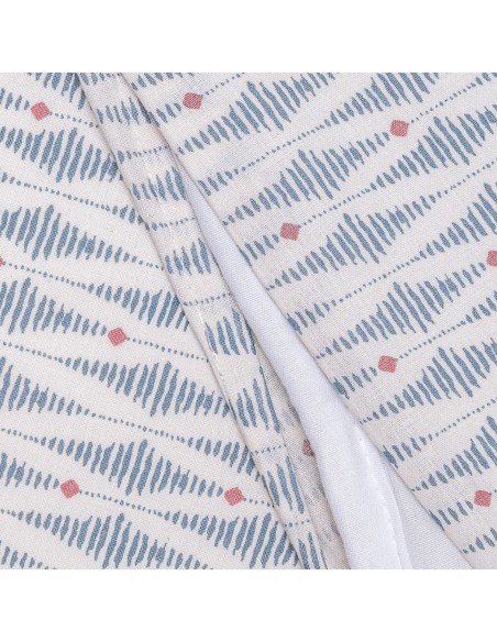 Copripiumino cotone Noruega azzurro verdastro