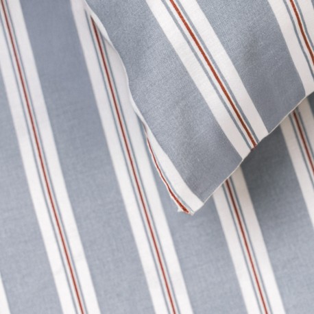 Copripiumino cotone Johan indaco