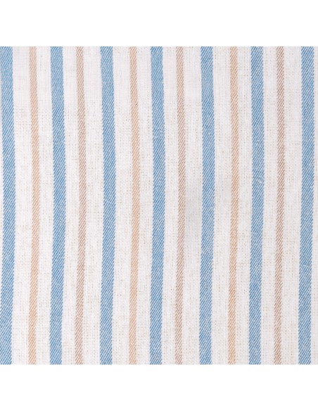 Set di lenzuola flanella Raya Benet sabbia - indaco