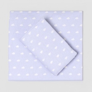 Set di lenzuola flanella Nubecita celeste