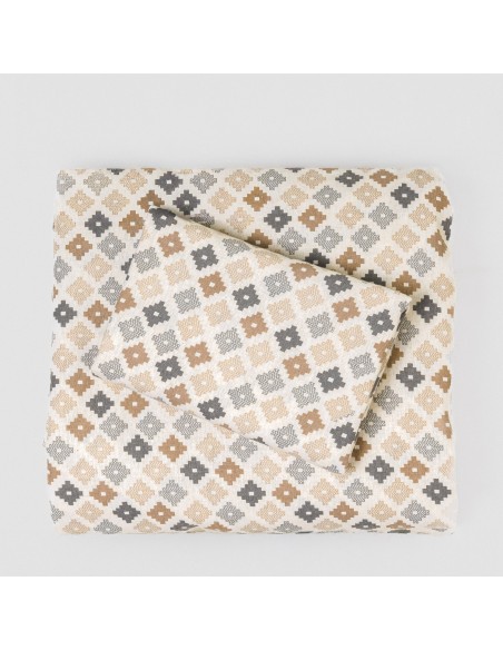 Set di lenzuola flanella Ayana celeste