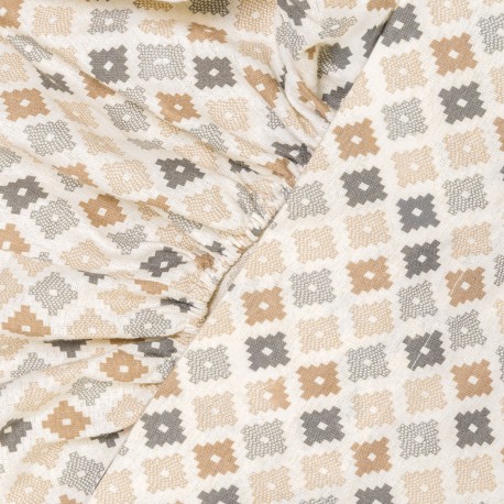 Set di lenzuola flanella Ayana celeste