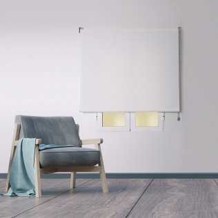 Tenda a rullo Screen bianco 2