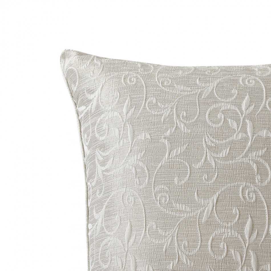 Cuscino  jacquard ciniglia Mariola sabbia federa + imbottitura