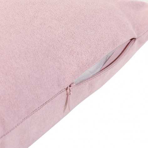 Cuscino Scamosciato rosa chiaro 30 x 50 fodera + imbottitura cuscini-rettangolari-tinta-unita