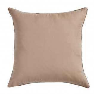 Cuscino jacquard Ciniglia Caro sabbia  55x55 - federa + imbottitura 2