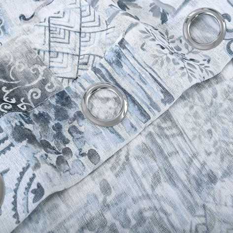 Tenda Elda blu tende-semitrasparenti