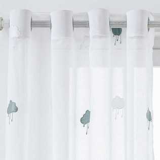 Tenda trasparente Nube Irlinda verde tiffany