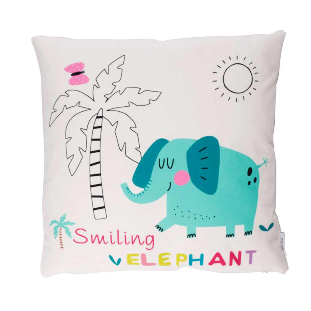 Federa per cuscino a forma di elefante, confezione da 2