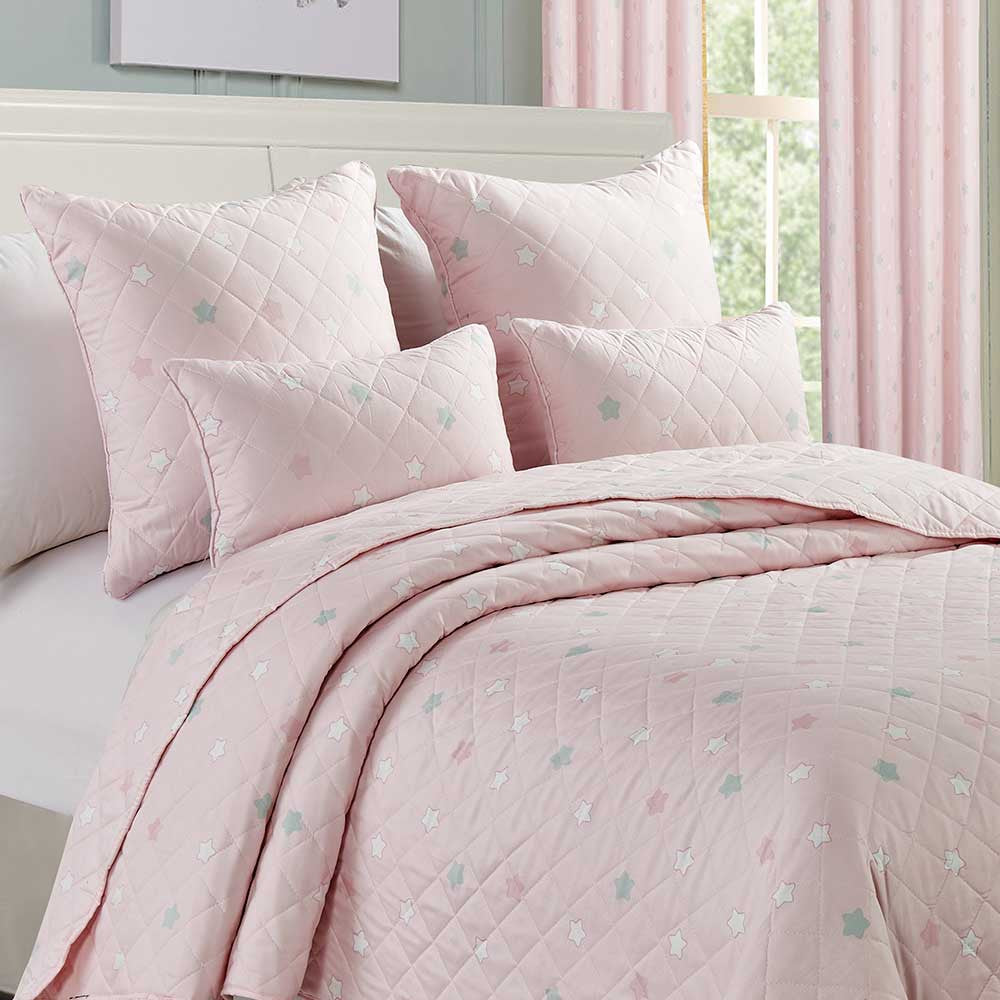 Colcha bouti Tuly rosa