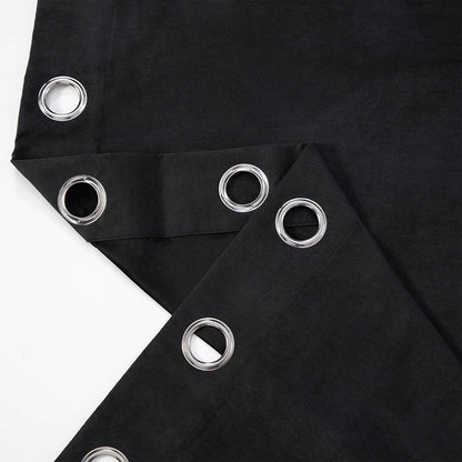 TENDA CON OCCHIELLI IN CAMOSCIO