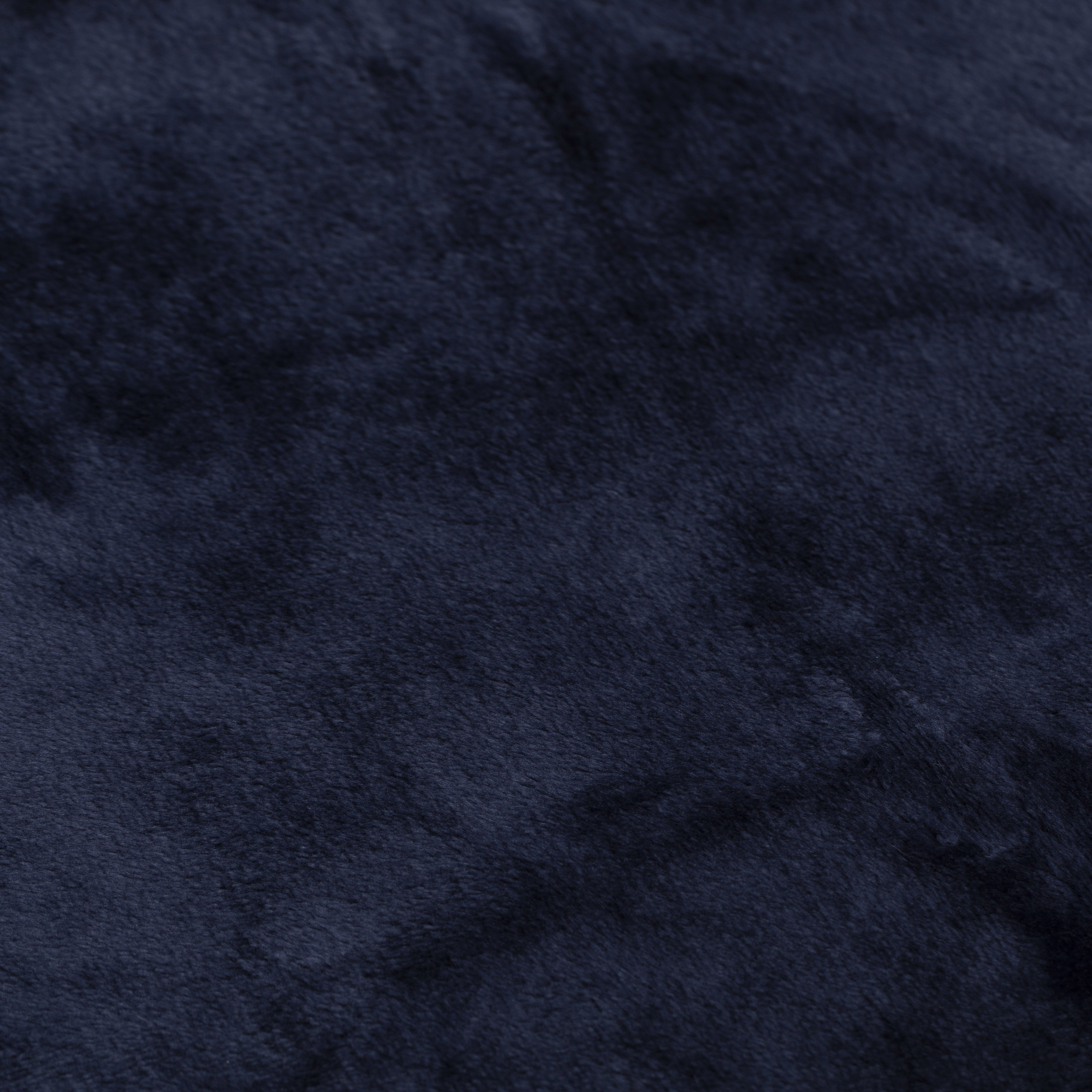 COPERTA SHERPA IN VELLUTO SOLIDO