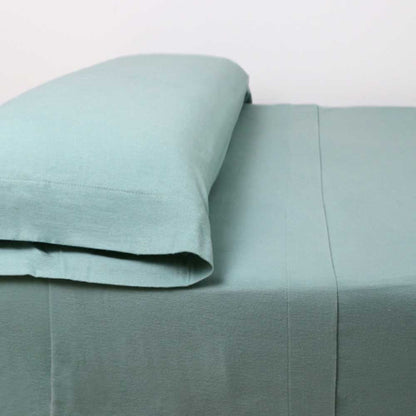 SET LENZUOLA IN FLANELLA SOLIDA