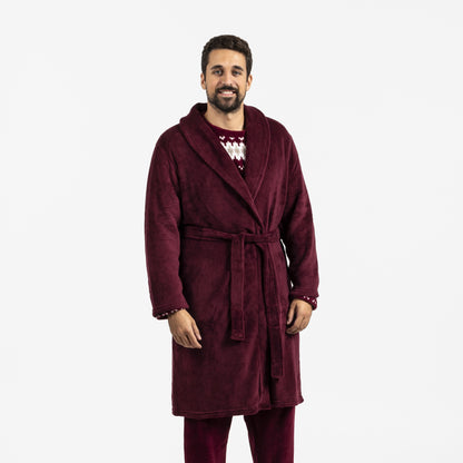 VESTAGLIA CORALLO DA UOMO SOLIDO