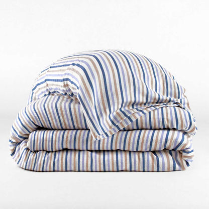 COPRIPIUMINO IN FLANELLA A RIGHE JUANJO