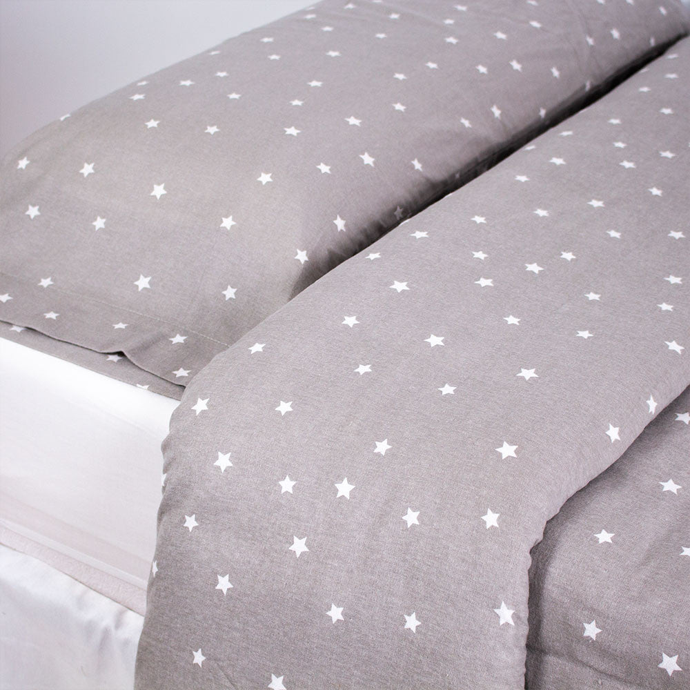 Copripiumino in flanella a forma di stella