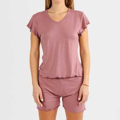 CRT M/SHORT PIGIAMA MORBIDO E SEMPLICE DA DONNA