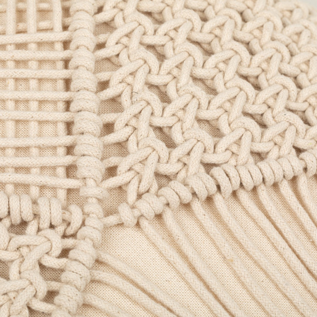 CUSCINO MINOTO ALG MACRAME WTE-CS-23-108