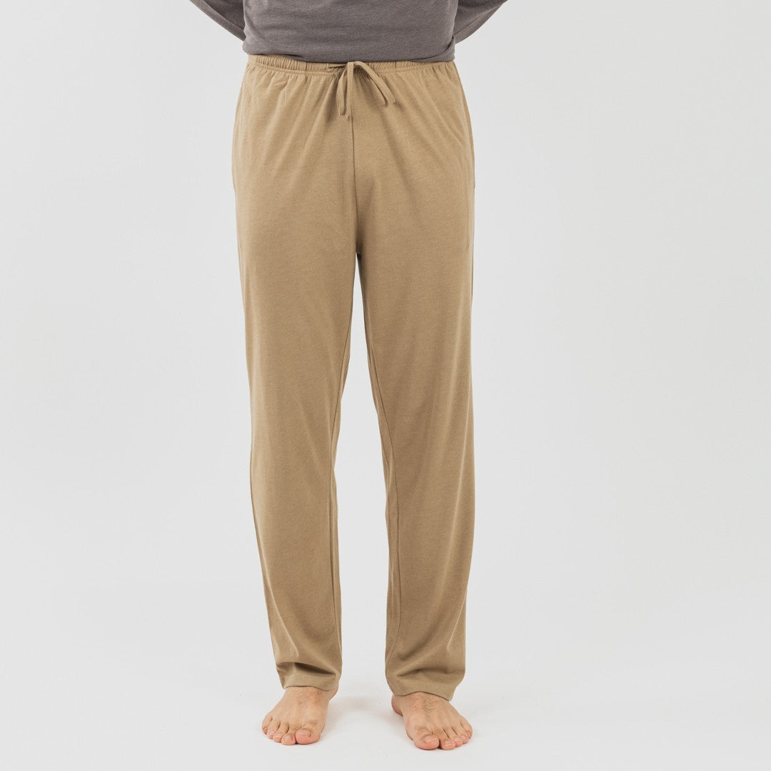 PIGIAMA LUNGO DA UOMO A SEMPLICE CON BOTTONI