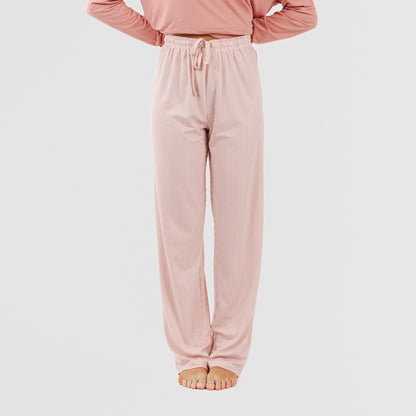 Pigiama lungo da donna con striscia aliena