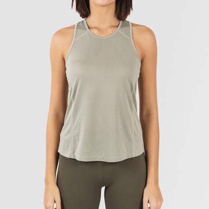 Completo sportivo da donna con leggings corti e spalline