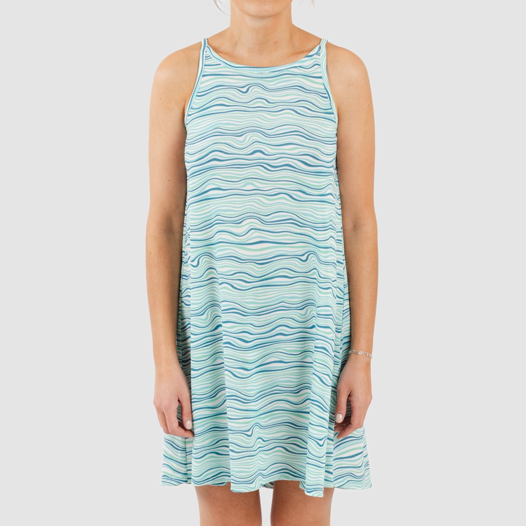 ABITO CORTO IN CREPE CON CINTURINO OLA