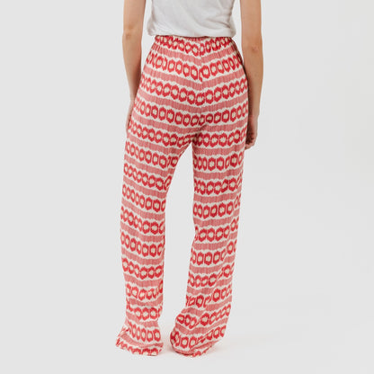 PANTALONI IN VISCOSA PASTELLA