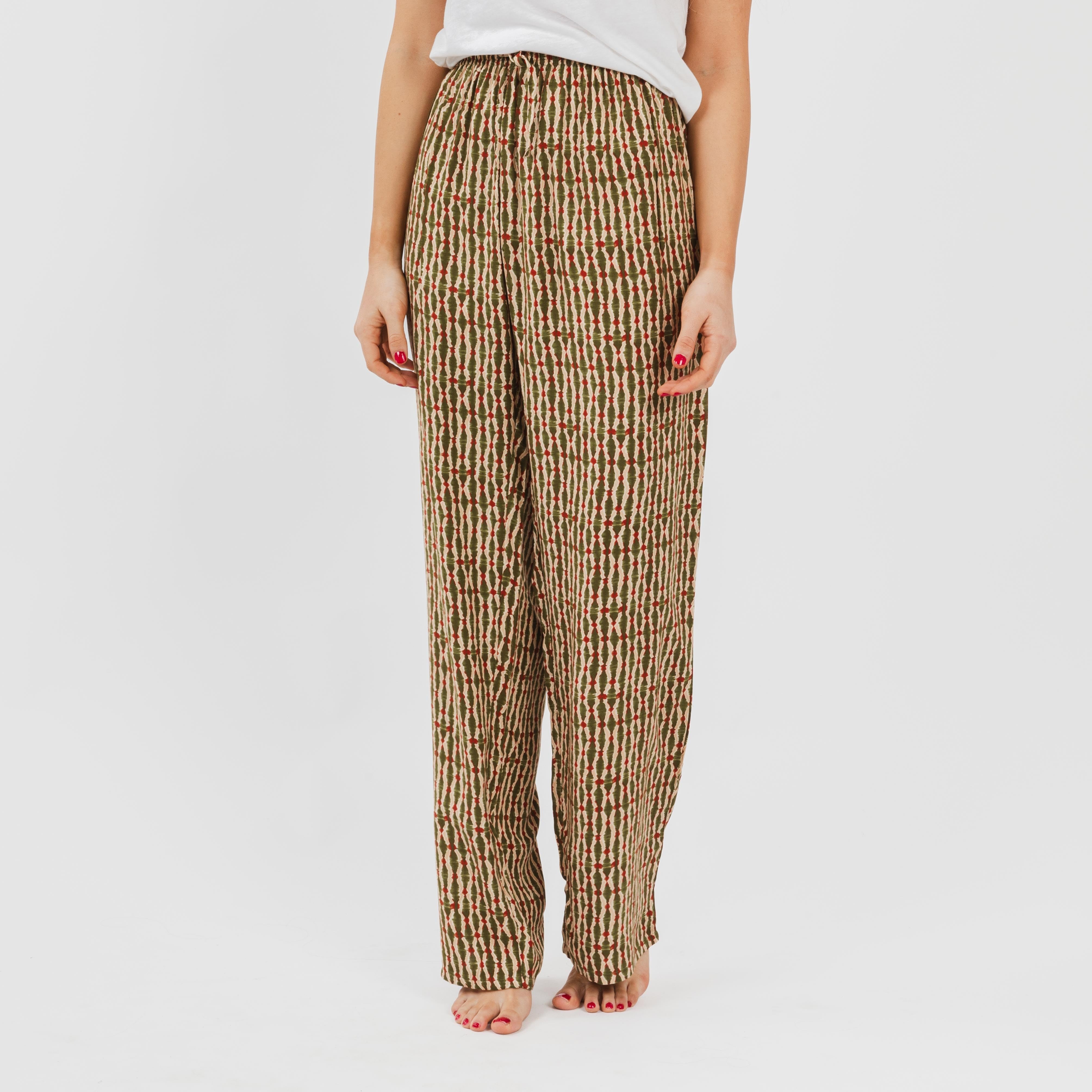 PANTALONI IN VISCOSA ERINA