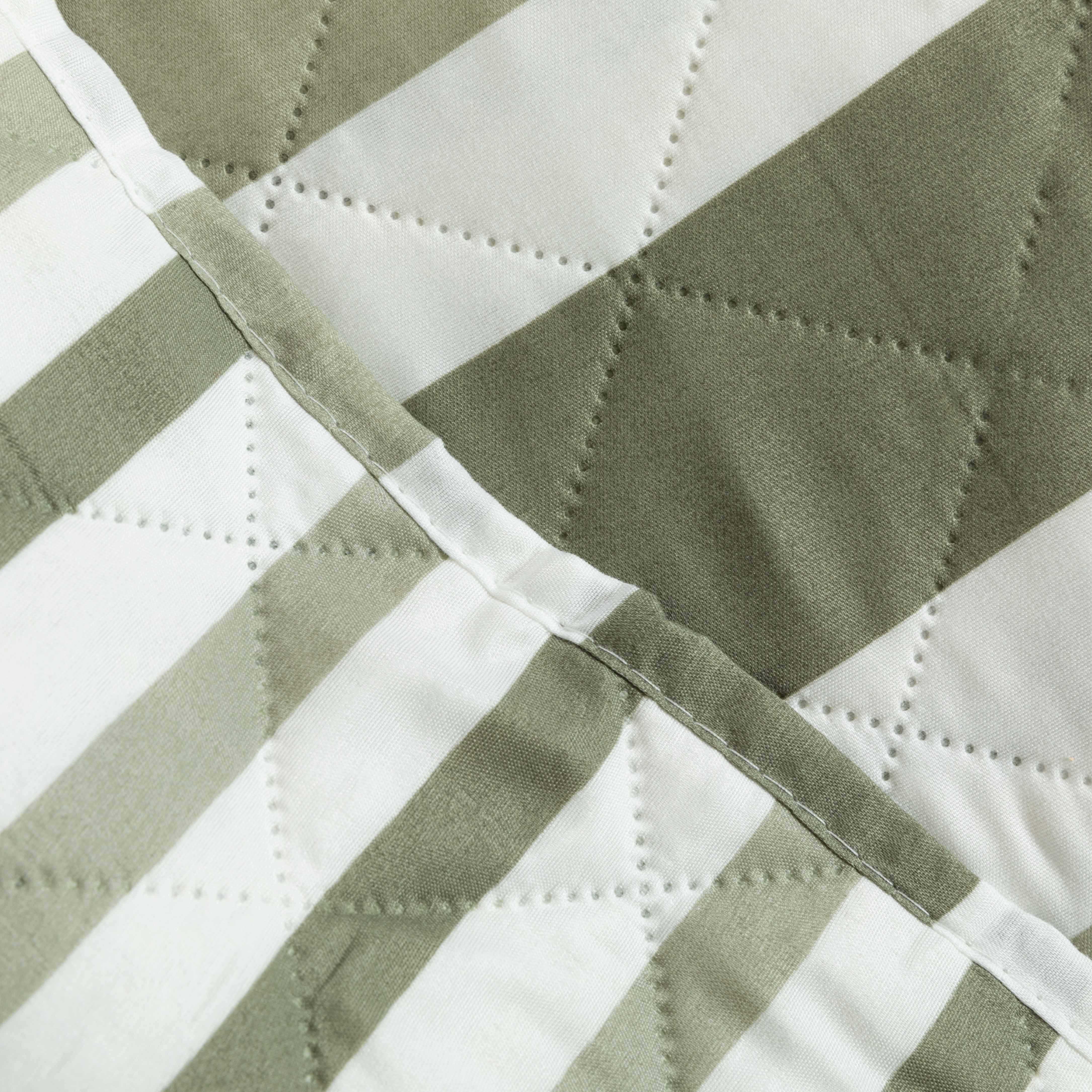 Colcha bouti Raya Aviles verde caceria