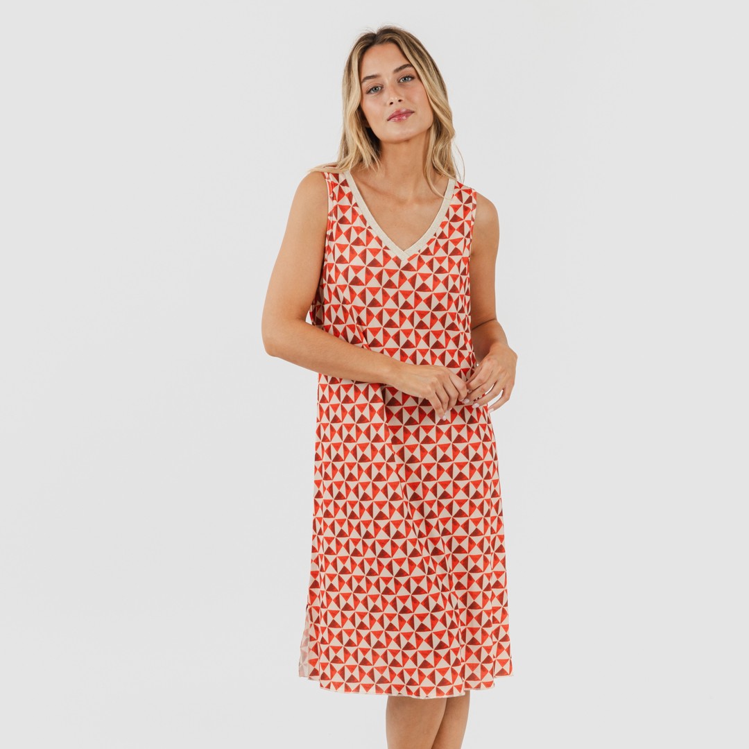 Abito MIDI morbido con spalline Tucson