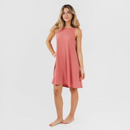 ABITO CORTO CON SPALLINE IN CREPE SEMPLICI