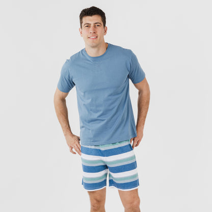 Pigiama corto a righe da uomo MARK