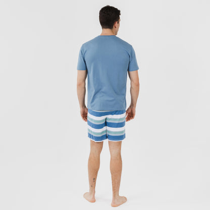 Pigiama corto a righe da uomo MARK