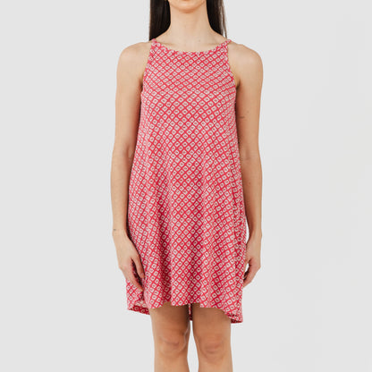 Abito corto con spalline di Neville Crepe