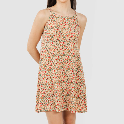 Abito corto in crêpe con spalline di Musa