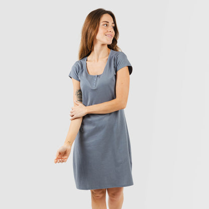 BLUSA DA DONNA A MANICHE CORTE SEMPLICI