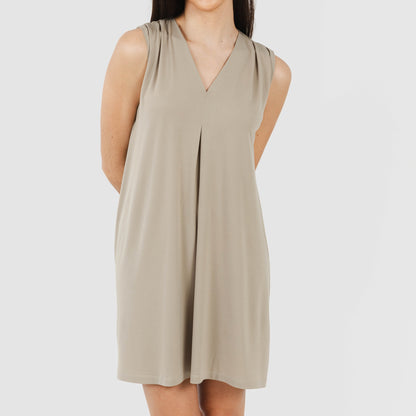 ABITO CORTO IN CREPE SEMPLICE