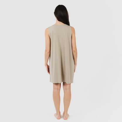 ABITO CORTO IN CREPE SEMPLICE