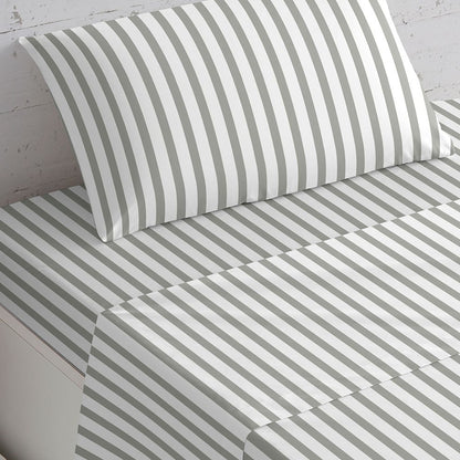 SET LENZUOLA IN PERCALE ALG A RIGHE AVILES