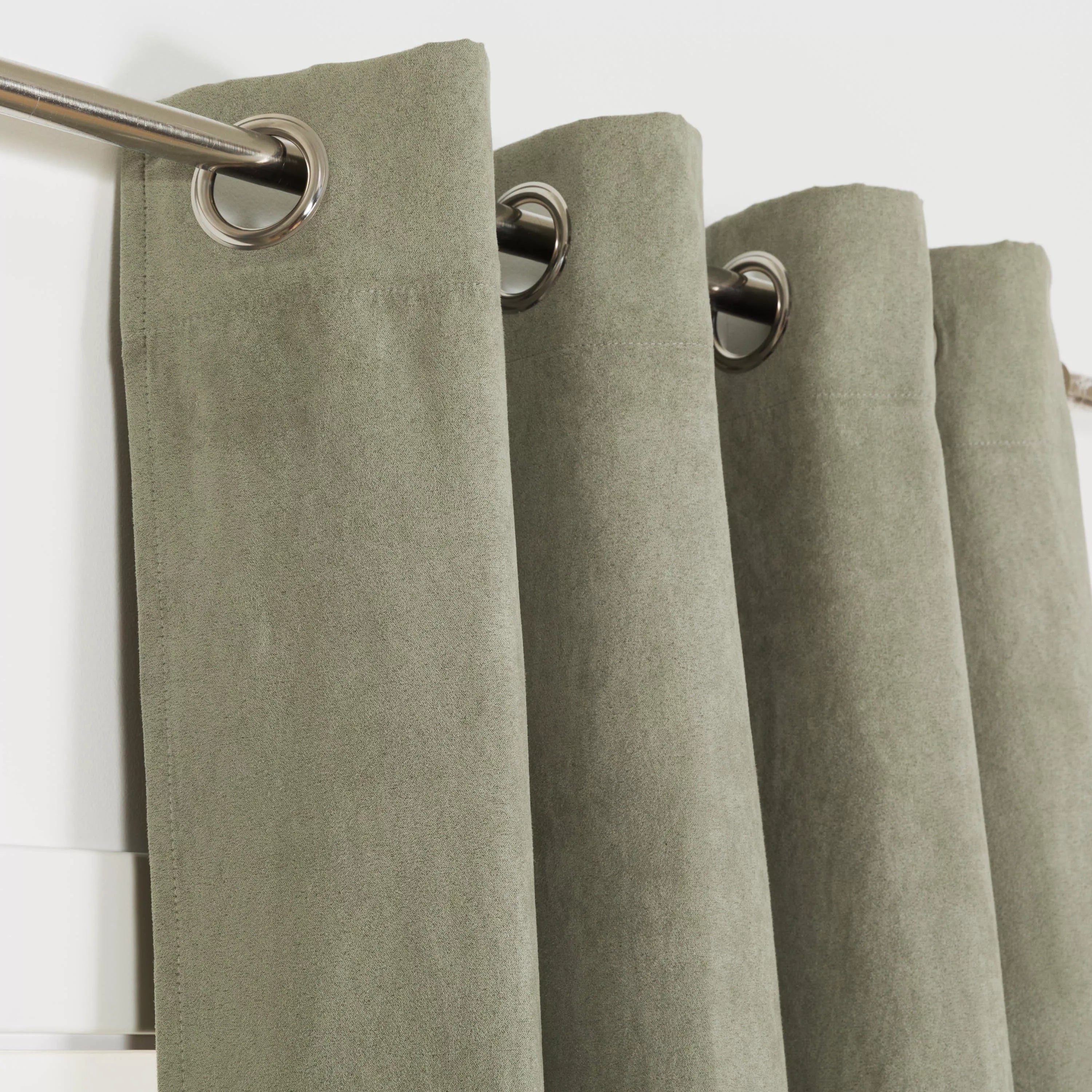 TENDA CON OCCHIELLI IN CAMOSCIO