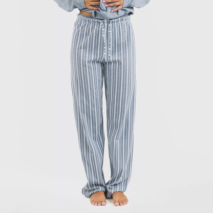 PIGIAMA LUNGO A RIGHE DA DONNA TOMAS