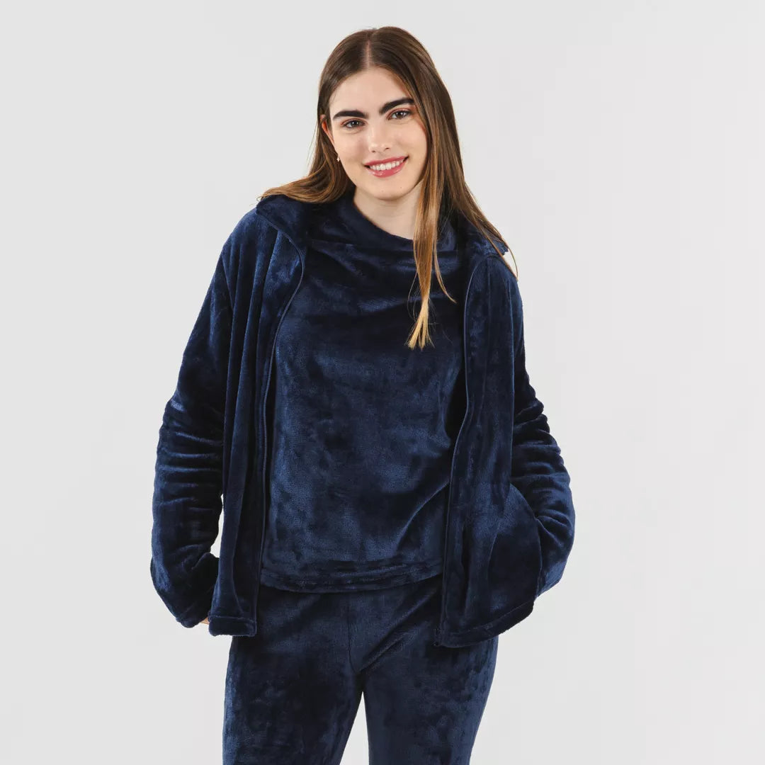 FELPA IN VELLUTO SEMPLICE