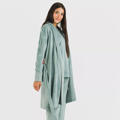 VESTAGLIA IN VELLUTO SEMPLICE